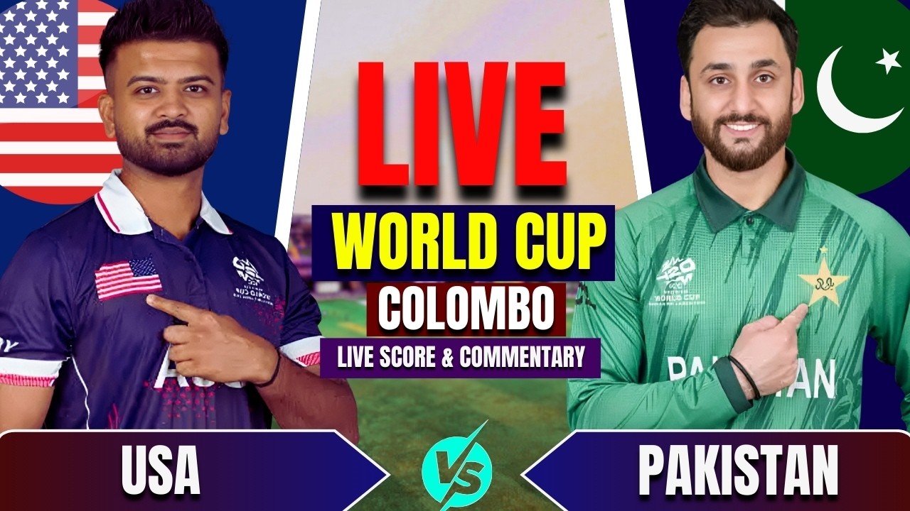 Pakistan VS Usa 12th T20 World Cup Match Live Score & Commentary | T20 World Cup 2026