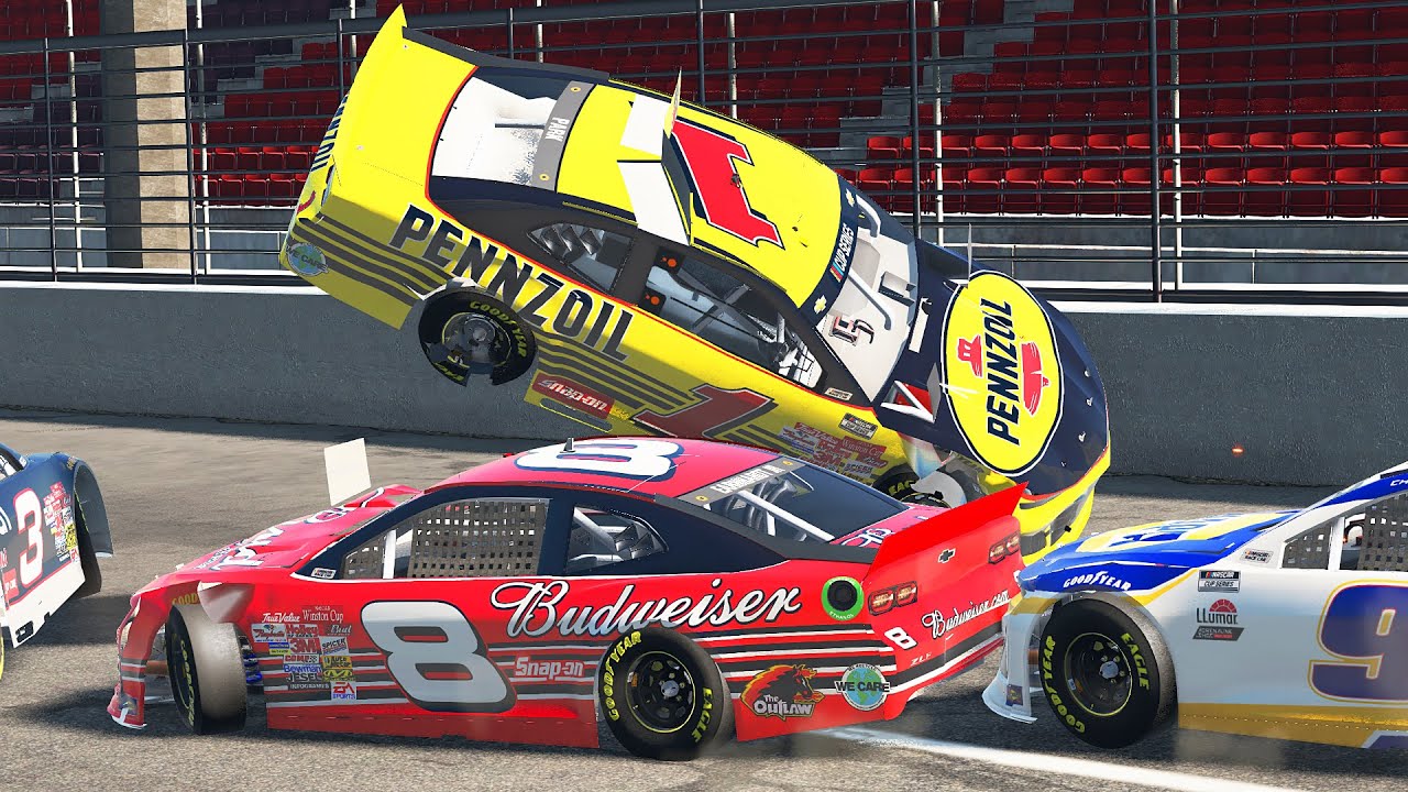 NASCAR Racing Crashes #58 | BeamNG Drive