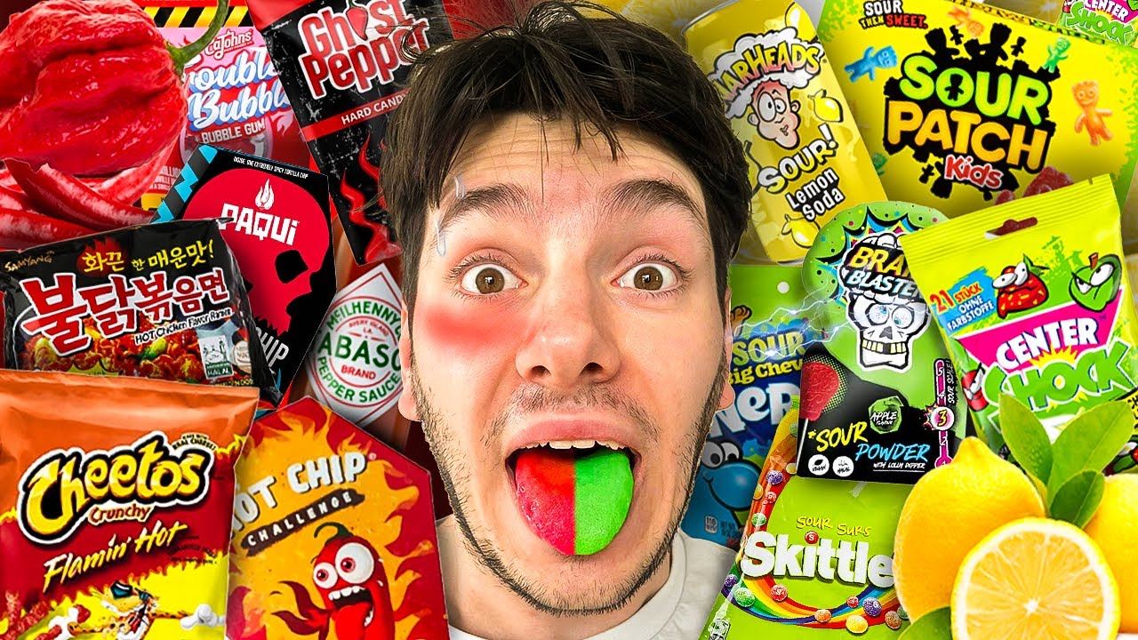 EKSTREMALNIE OSTRE VS KWAŚNE JEDZENIE!