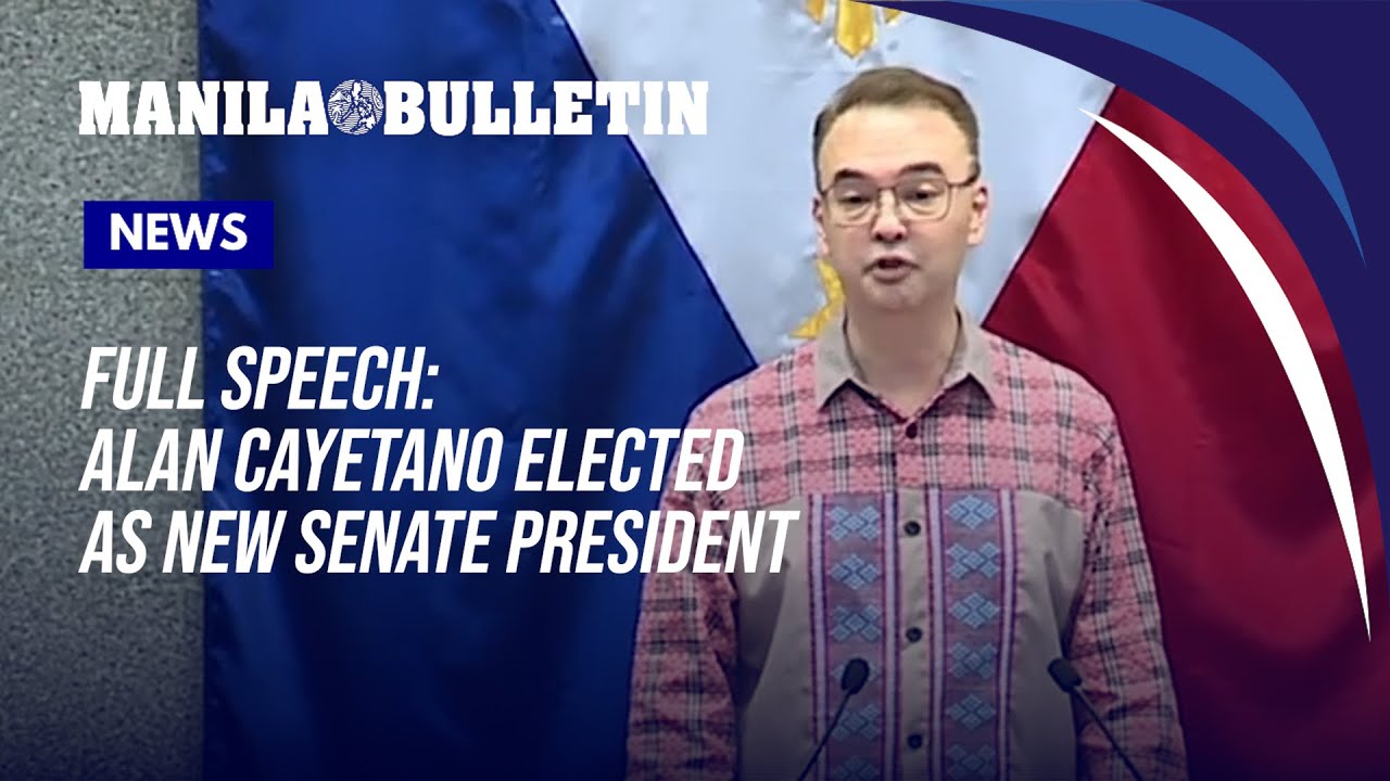 FULL SPEECH: Alan Cayetano elected as new Senate president