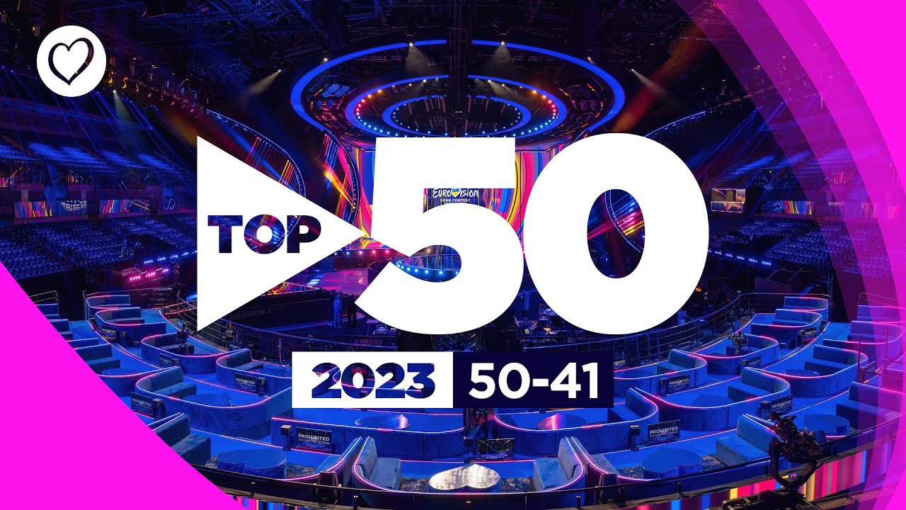 Eurovision Top 50 Most Watched 2023 - 50 to 41 | #UnitedByMusic