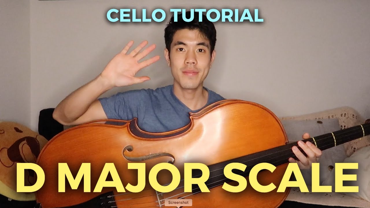 How to play the D Major Scale [Cello Tutorial]
