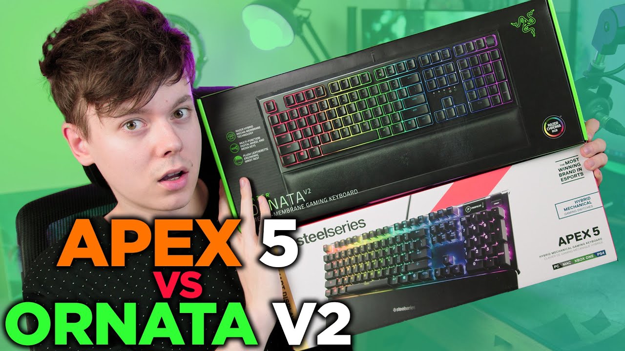 APEX 5 vs ORNATA v2 😮 - PORÓWNANIE KLAWIATUR HYBRYDOWYCH DLA GRACZY