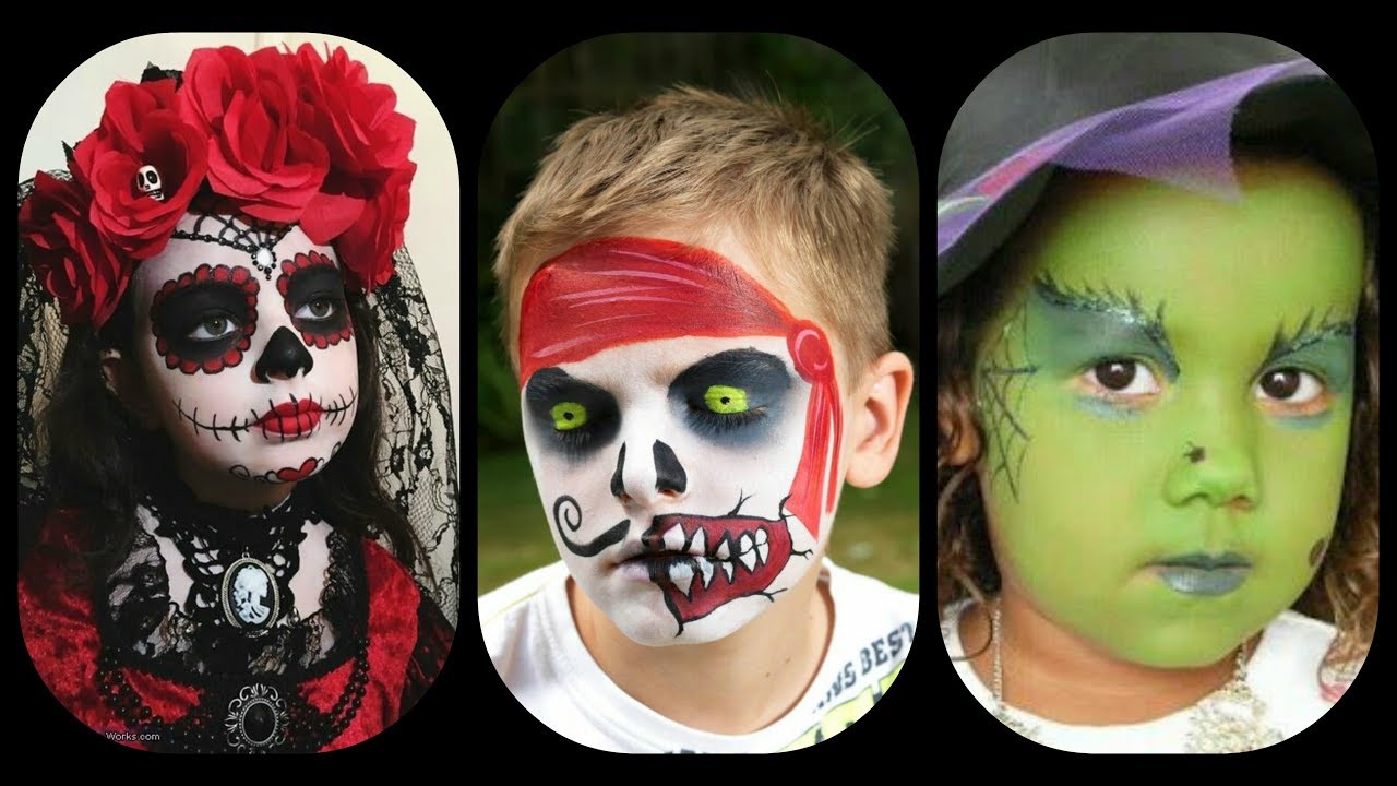 26 pintacaritas para Halloween|dia de muertos|maquillaje para disfraces infantiles makeup