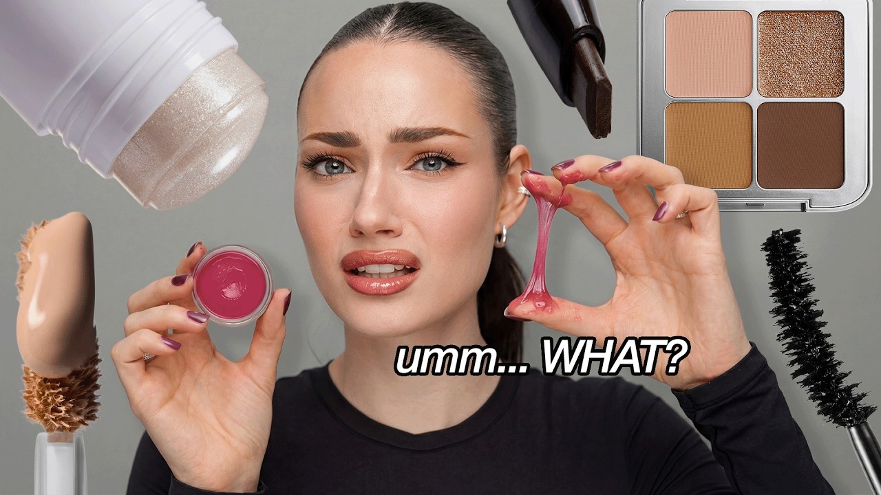 Testing WEIRD New Makeup Products...