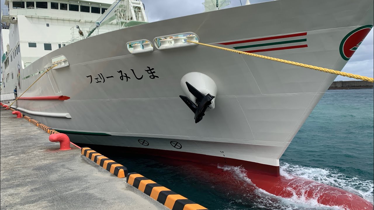 新船フェリーみしま見学会　外観　内装