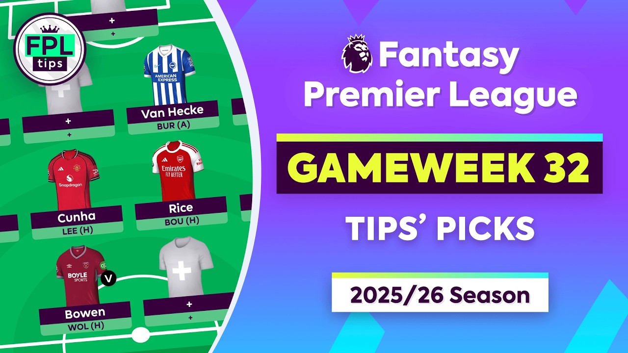 FPL 32 тур: Рекомендации | Боуэн, Кунья и Райс | 32 тур | Fantasy Premier League 2025/26