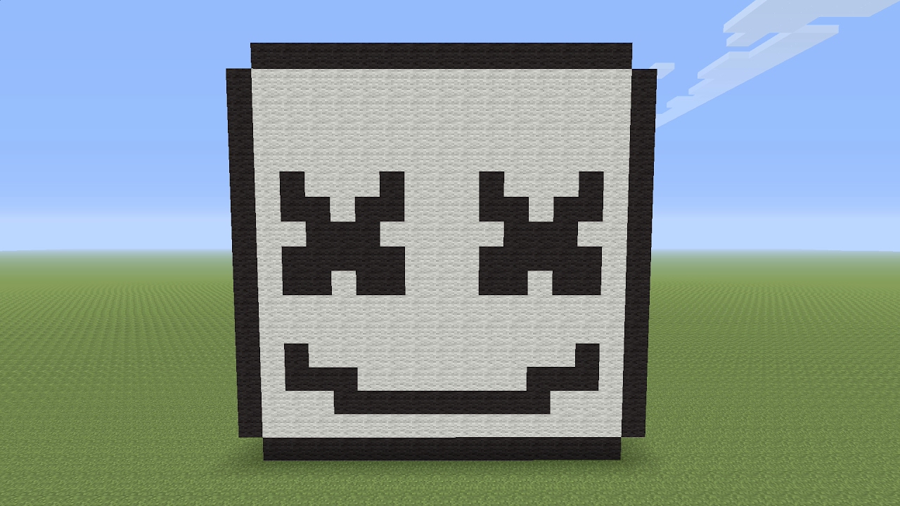 Minecraft Pixel Art - Marshmello