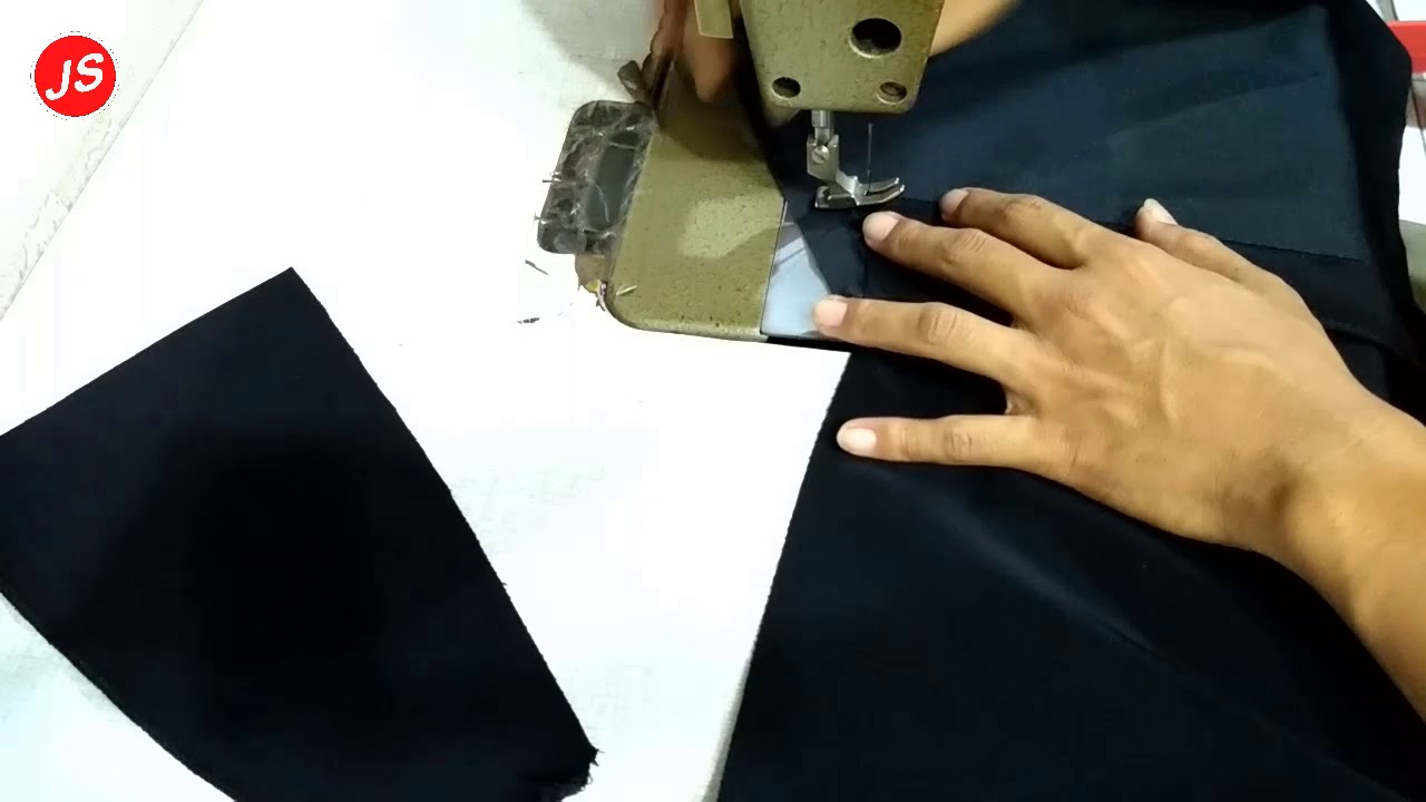 Cara Membuat Saku Kantong Samping Bobok Miring Pada Celana Pria