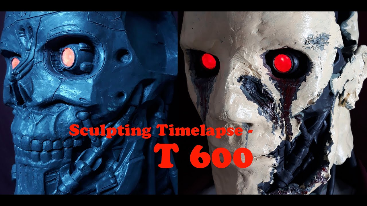 Sculpting Timelapse - Terminator T 600 (