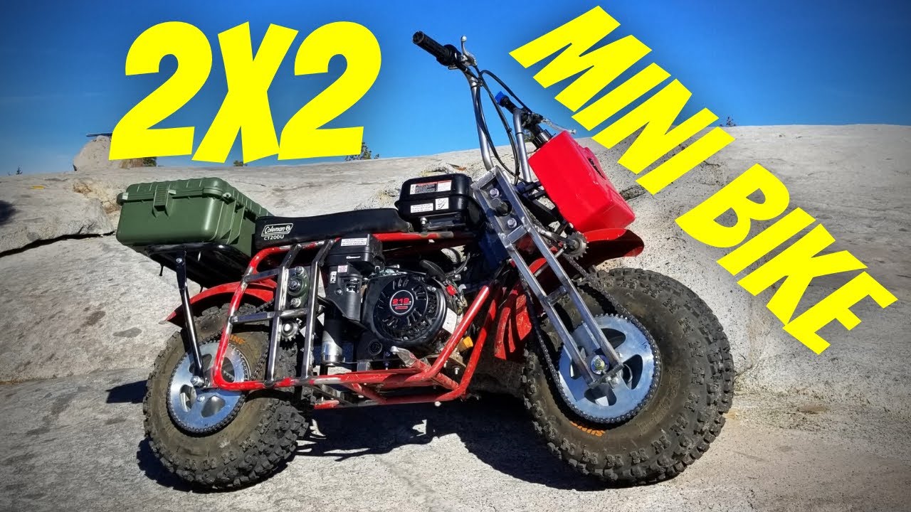 DIY AWD 2X2 MINI BIKE UPGRADES | RUBICON TRAIL FULL SEND