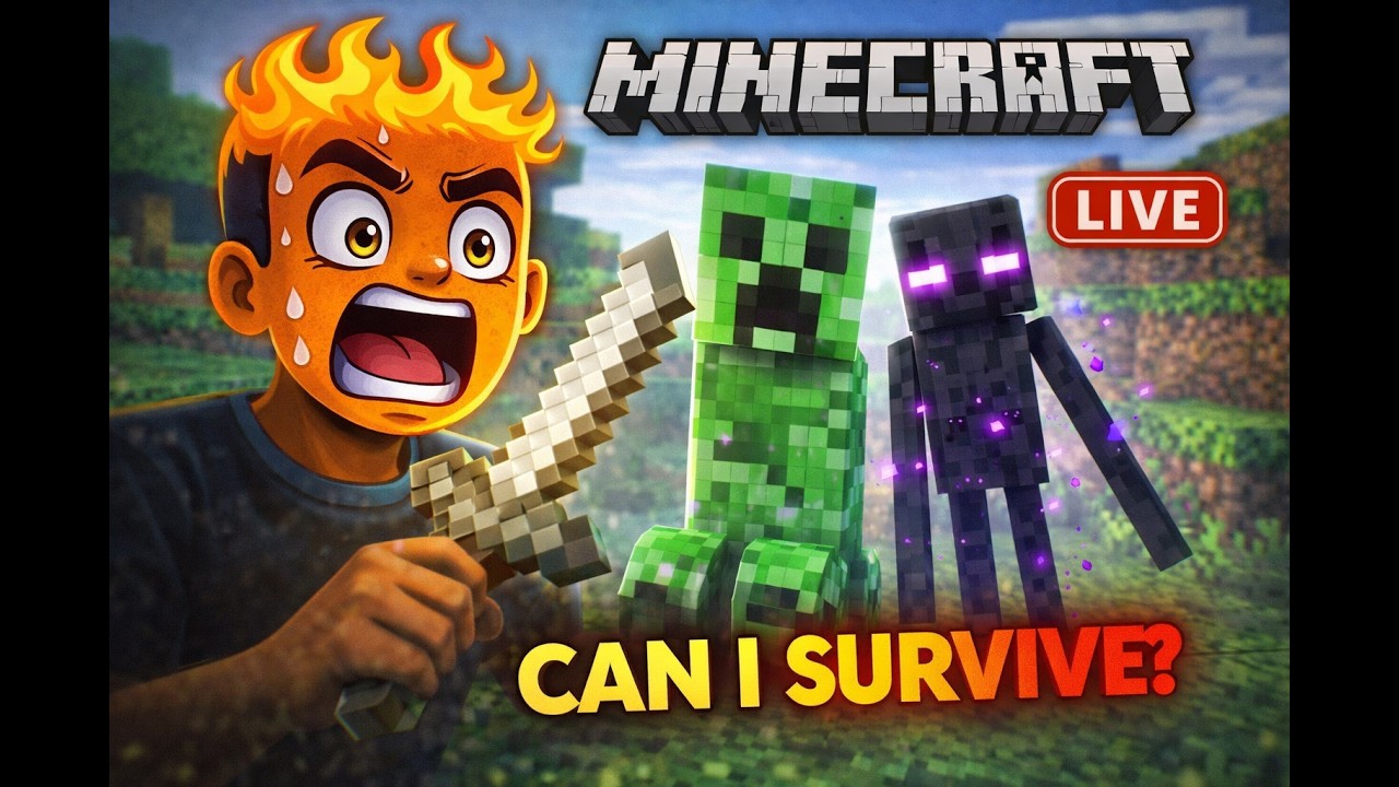 Minecraft LIVE | Trying to beat Minecraft Hardcore  | LIVE | EXPERTMUFFIN