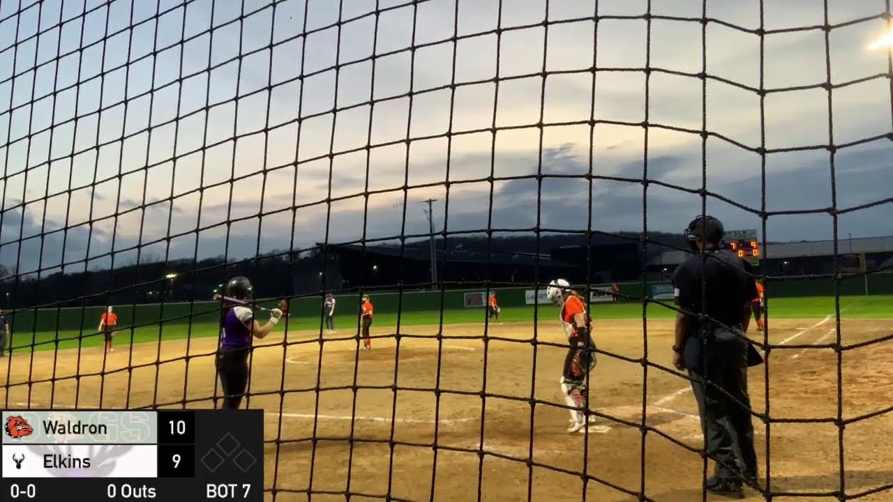 Waldron vs Elkins Softball