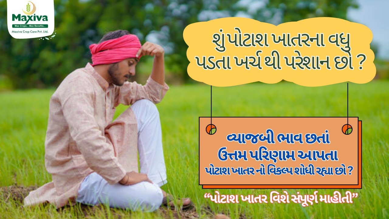 શું  પોટાશ ખાતરો ના વધુ પડતા ખર્ચ થી પરેશાન છો?