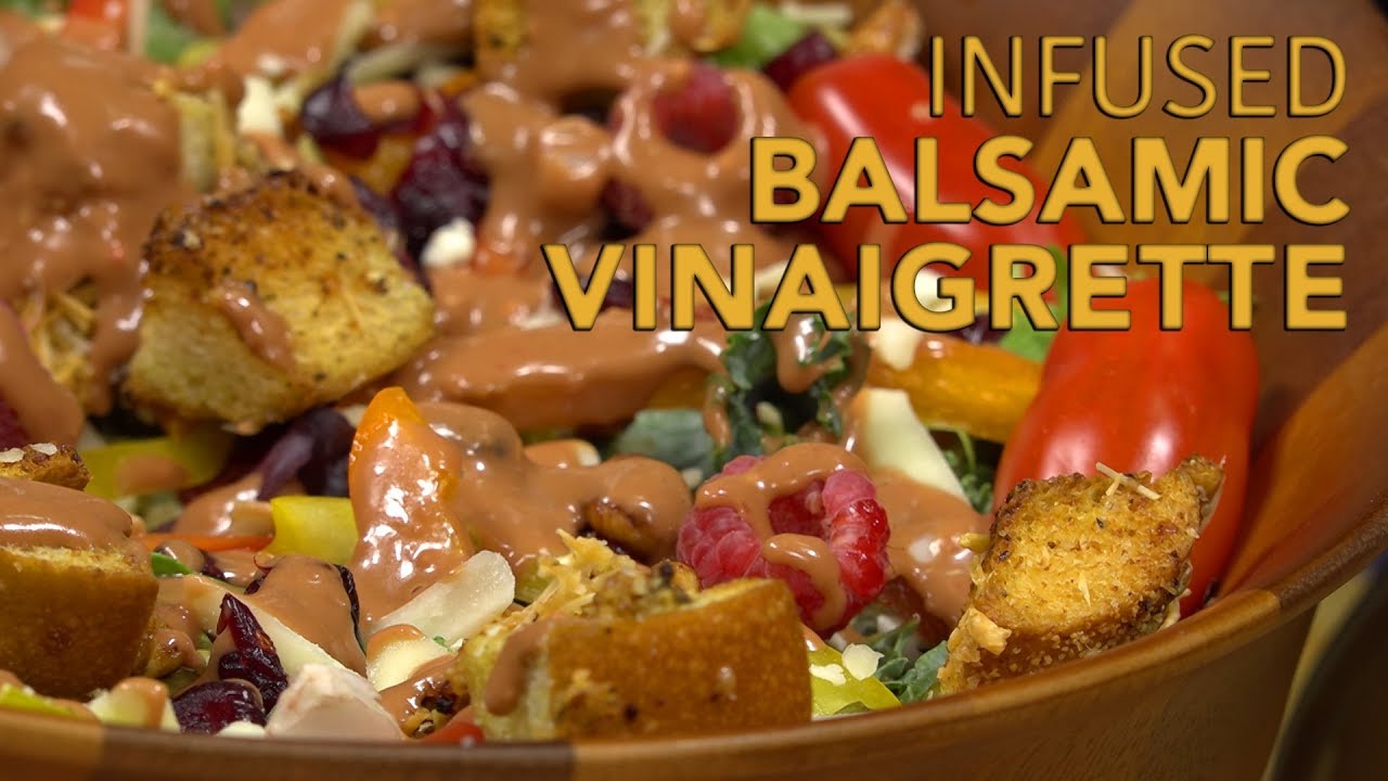 Balsamic Vinaigrette - Infused Food How To - MagicalButter.com
