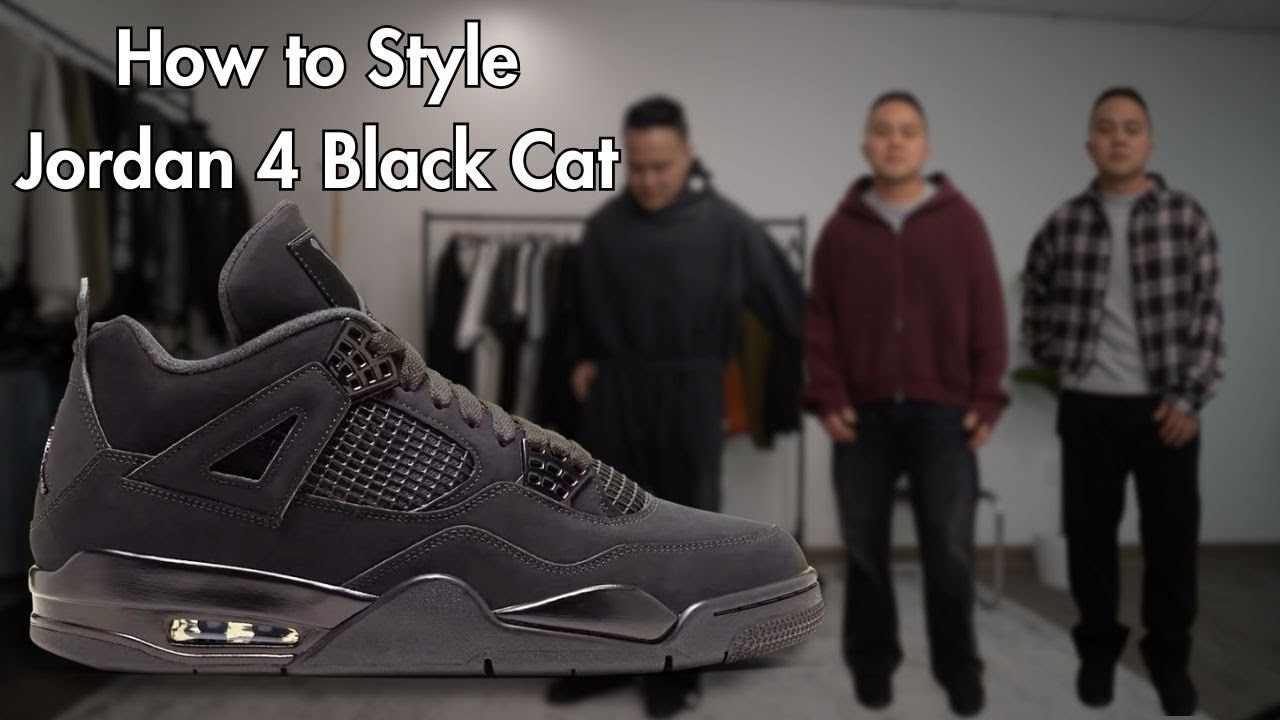Кроссовки Jordan 4 Black Cat только что поступили в продажу на mnml.