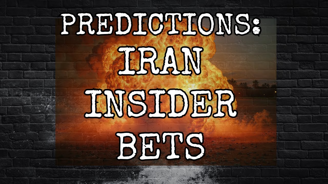 CON-SPIRIT-SY: INSIDERS BETTING ON IRAN?