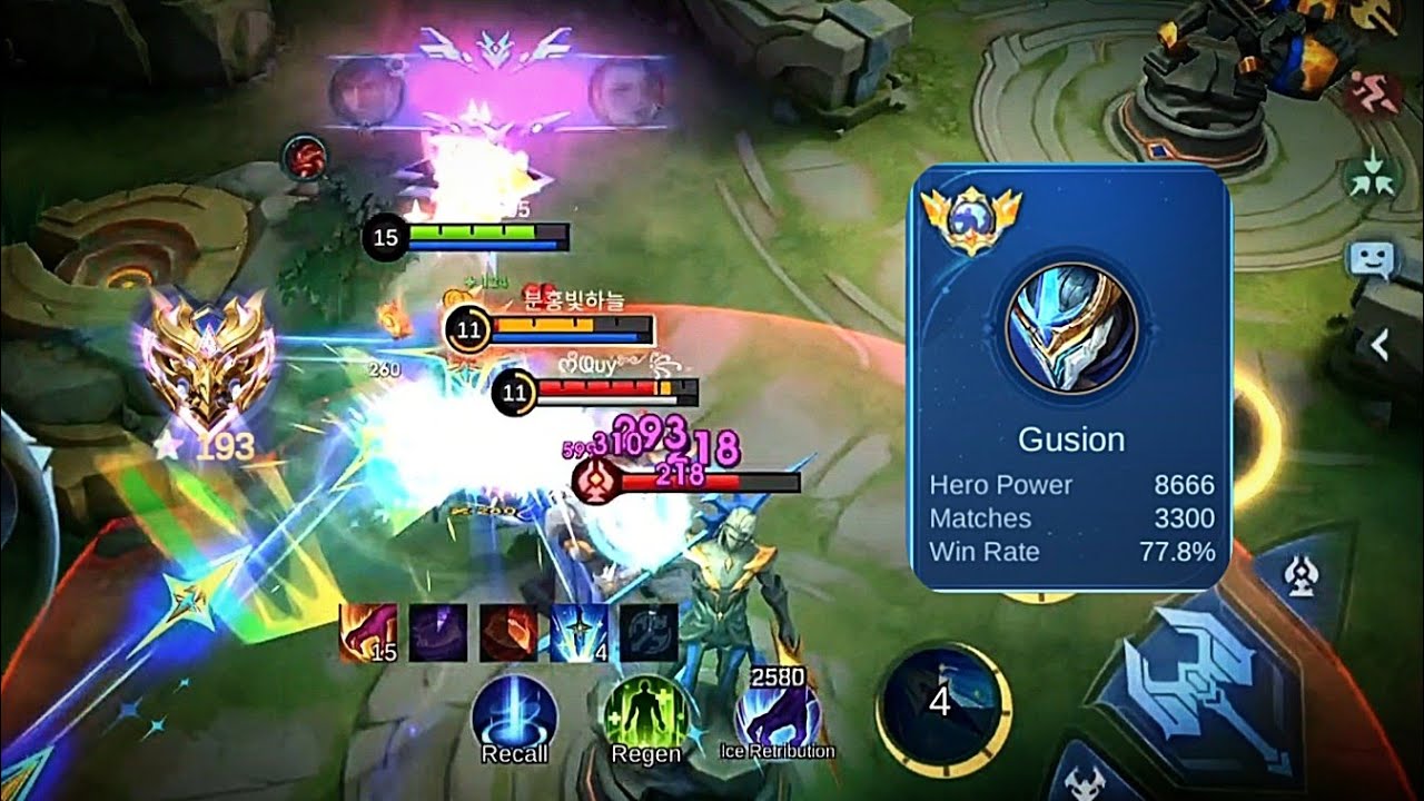 Unexpected Global Gusion Combo even a high rank (+granger)