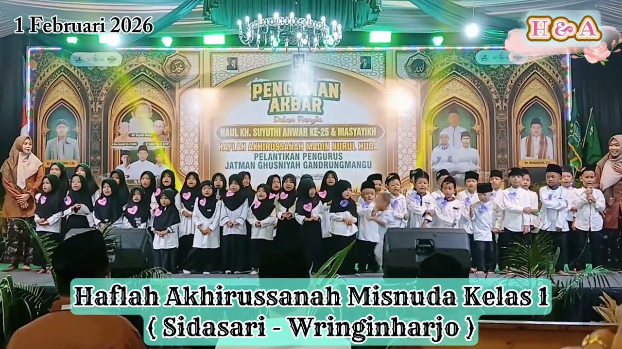 Haflah Akhirussanah Misnuda Kelas 1 - Sidasari Wringinharjo