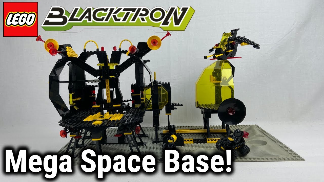 Gruselige Werbung, aber tolles Set! | LEGO 'Blacktron' Basis aus 1988! | Review 6987