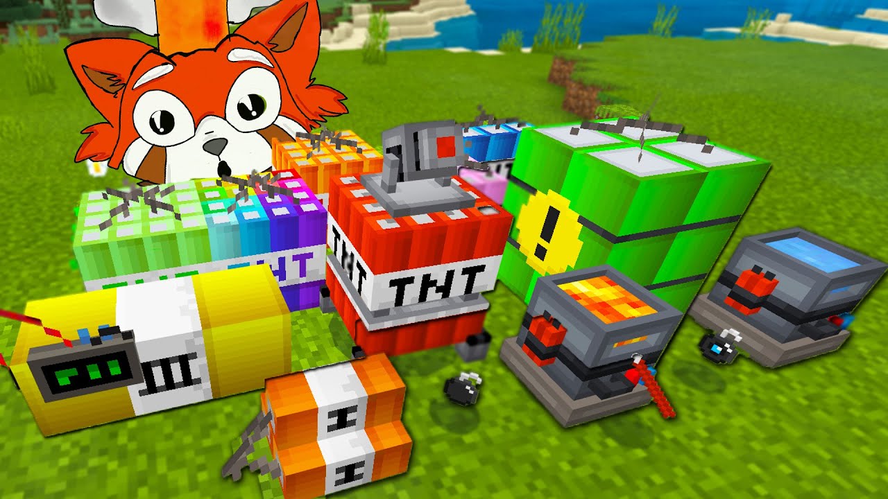 TESTEZ CELE MAI NOI TNT-URI DIN MINECRAFT! Lansator TNT, Lava TNT si MULTE ALTELE