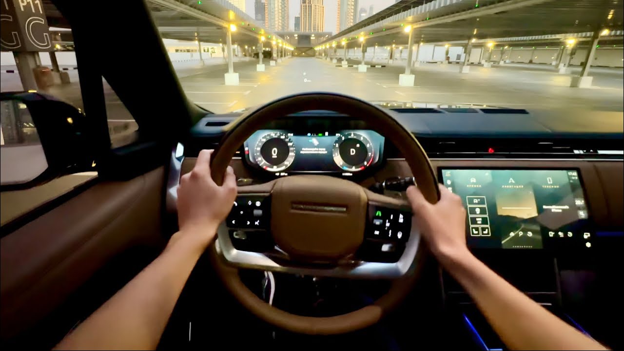 2025 Range Rover Vogue V8 POV Test Drive &ndash; 523 HP in Dubai Downtown (Night Drive)