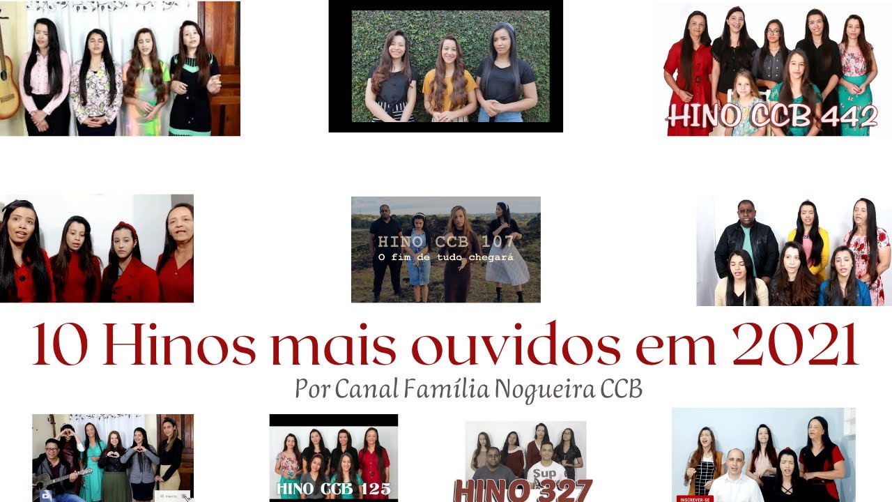 10 Hinos mais ouvidos em 2021 - Família Nogueira