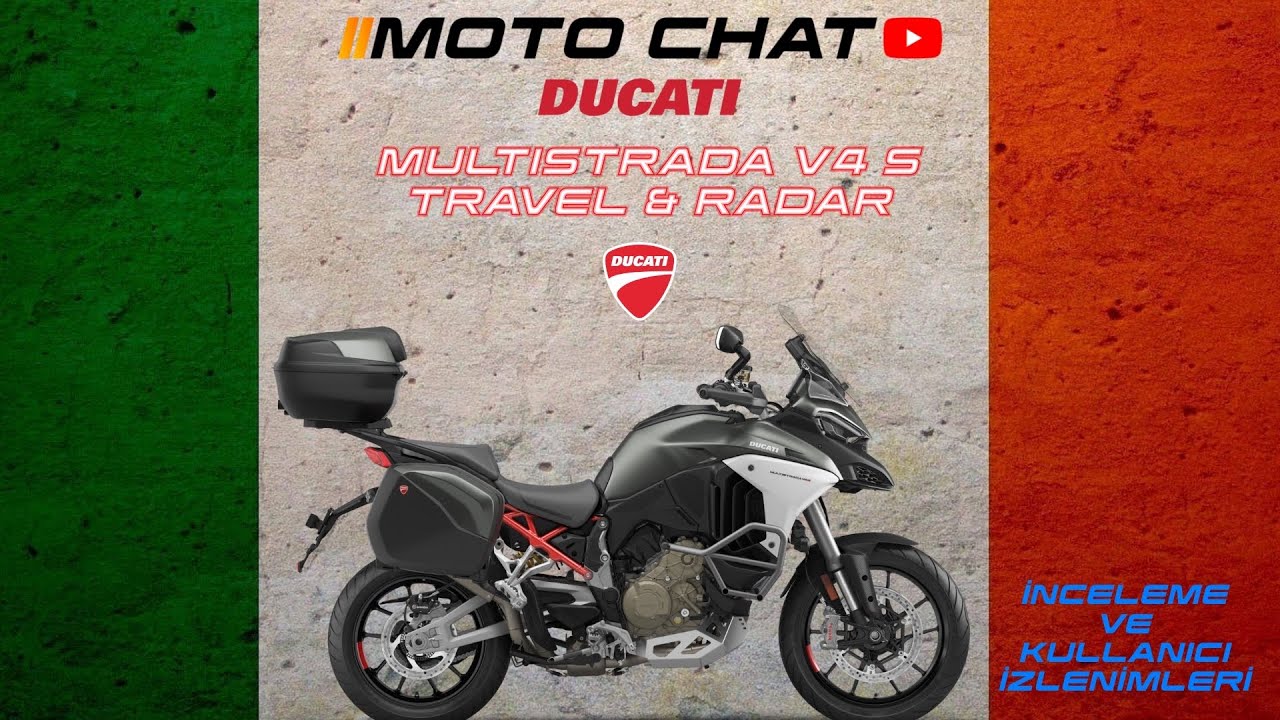 Ducati Multistrada V4 S Travel And Radar İncelemesi - Moto Chat - 4K