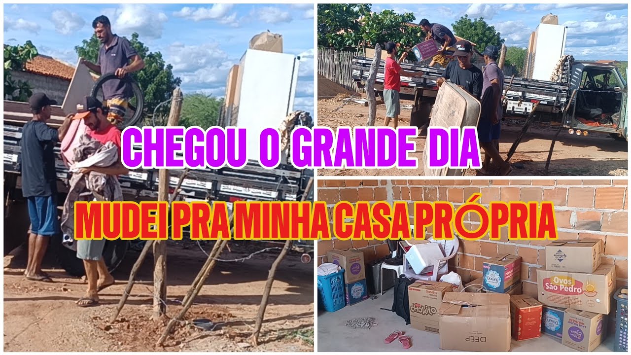 O DIA MAS ESPERADO CHEGOU//MUDAMOS PRA NOSSA CASA PRÓPRIA//PRA HONRA E GLÓRIA DO SENHOR DEU CERTO