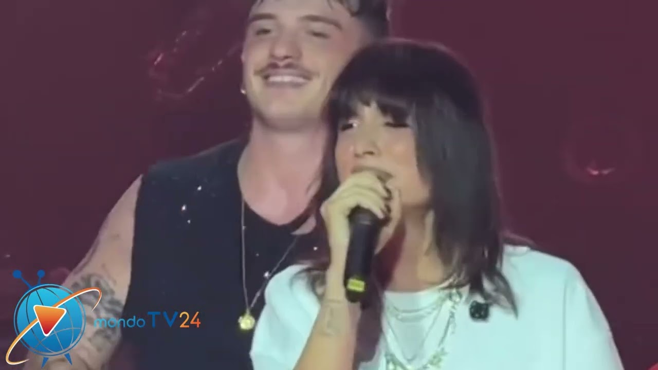 Le parole di Angelina Mango dopo essere tornata a cantare live al concerto di Olly 