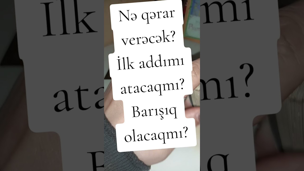 Barışmaq üçün addım atacaqmı?  050-684-97-15 tarot falı 