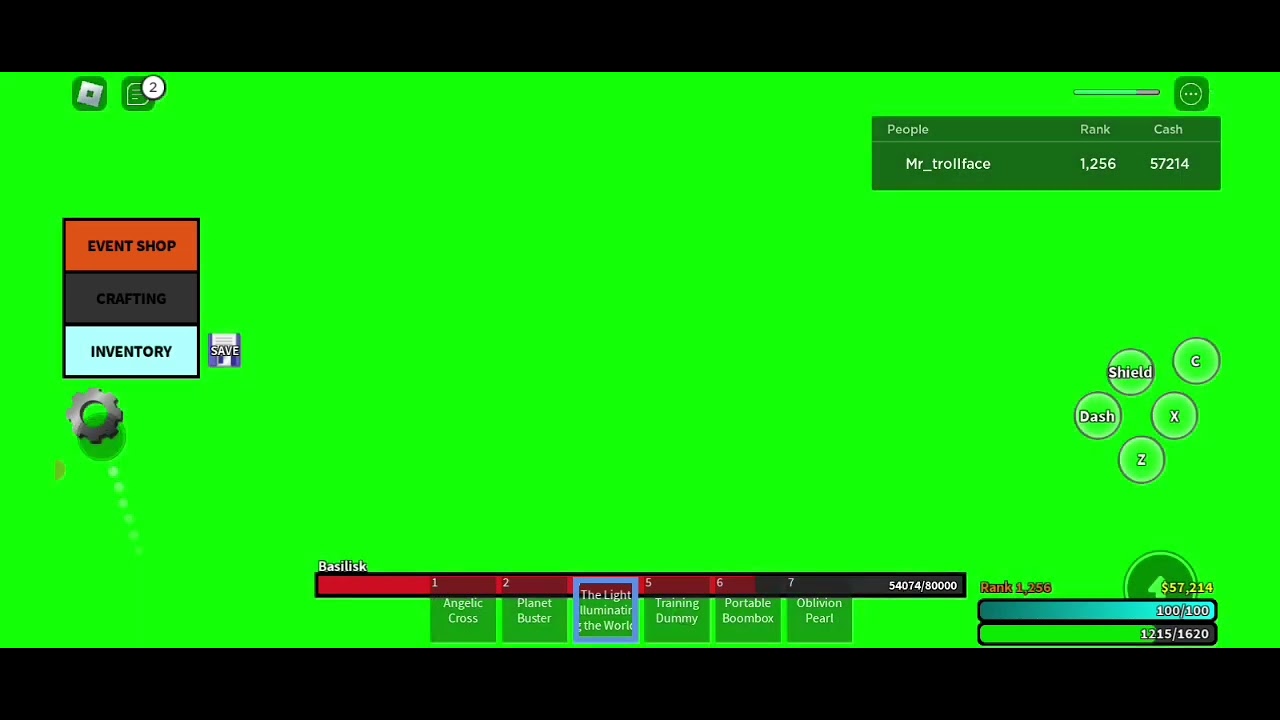Funny light blade showcase