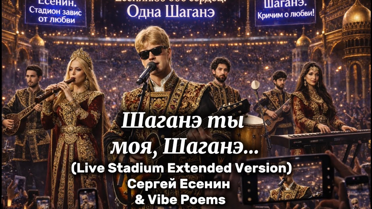 Шаганэ ты моя, Шаганэ… (Live Stadium Extended Version) Сергей Есенин & Vibe Poems 