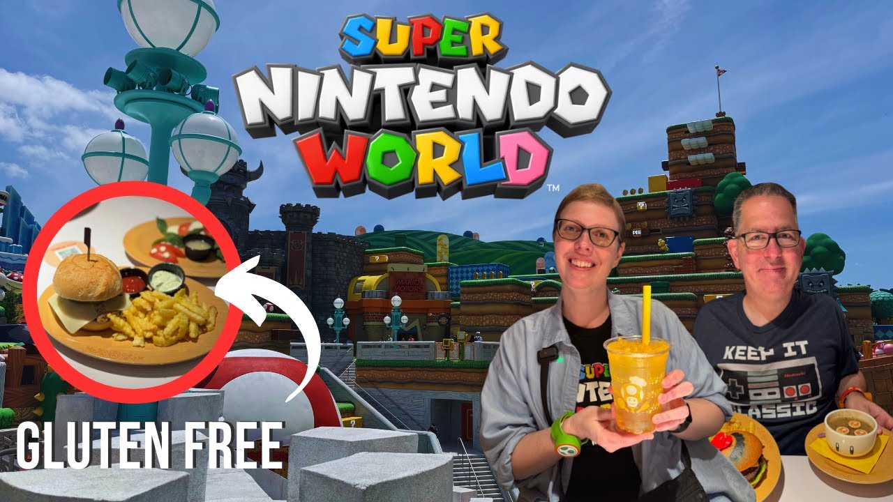 Мы отлично провели время, питаясь без глютена, в SUPER NINTENDO WORLD в Epic Universe в Universal...