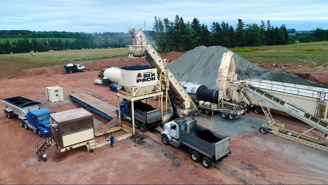 Modern Asphalt Plant in PEI | Chapman Brothers Construction Promotional Video