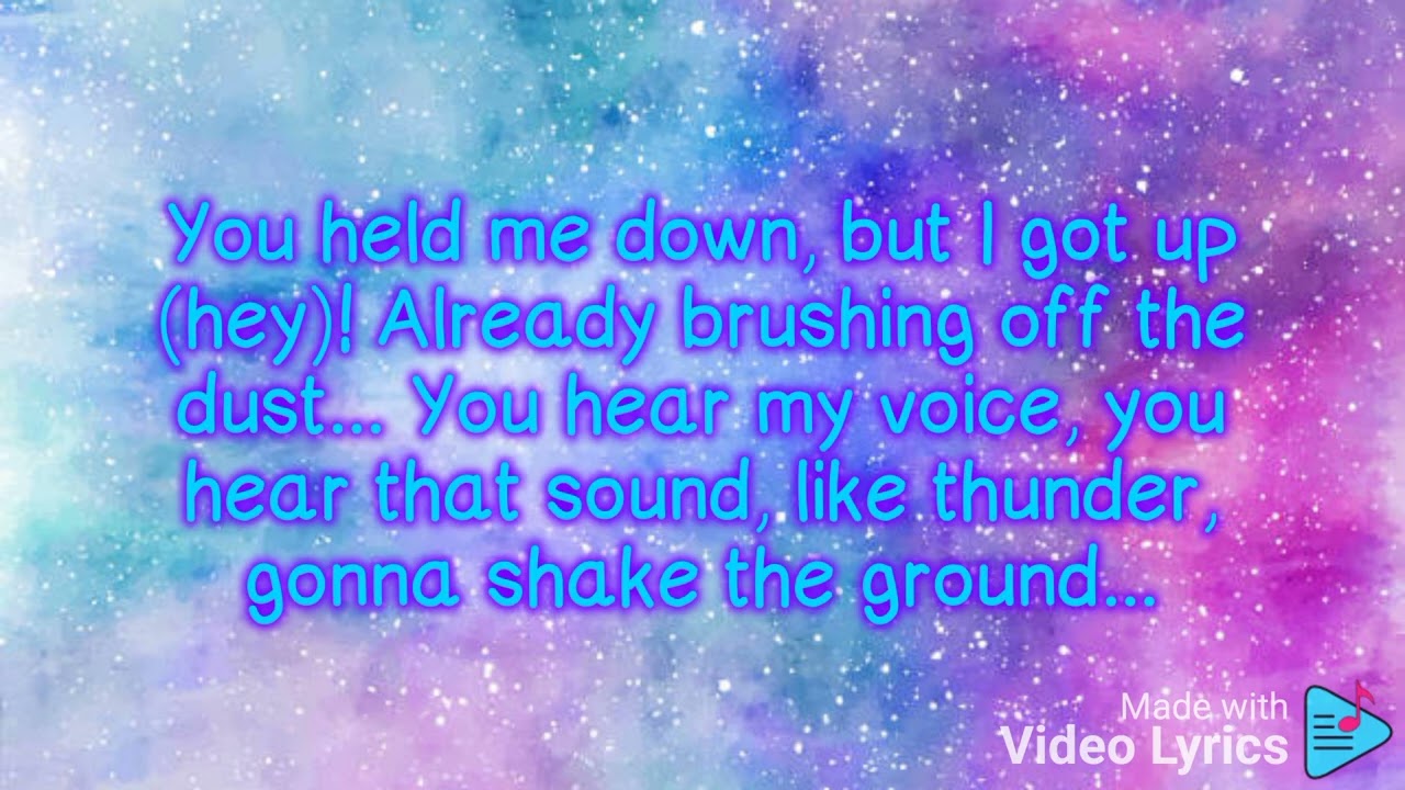 Roar - Katy Perry (Lower Key Karaoke / Instrumental / -4 keys)