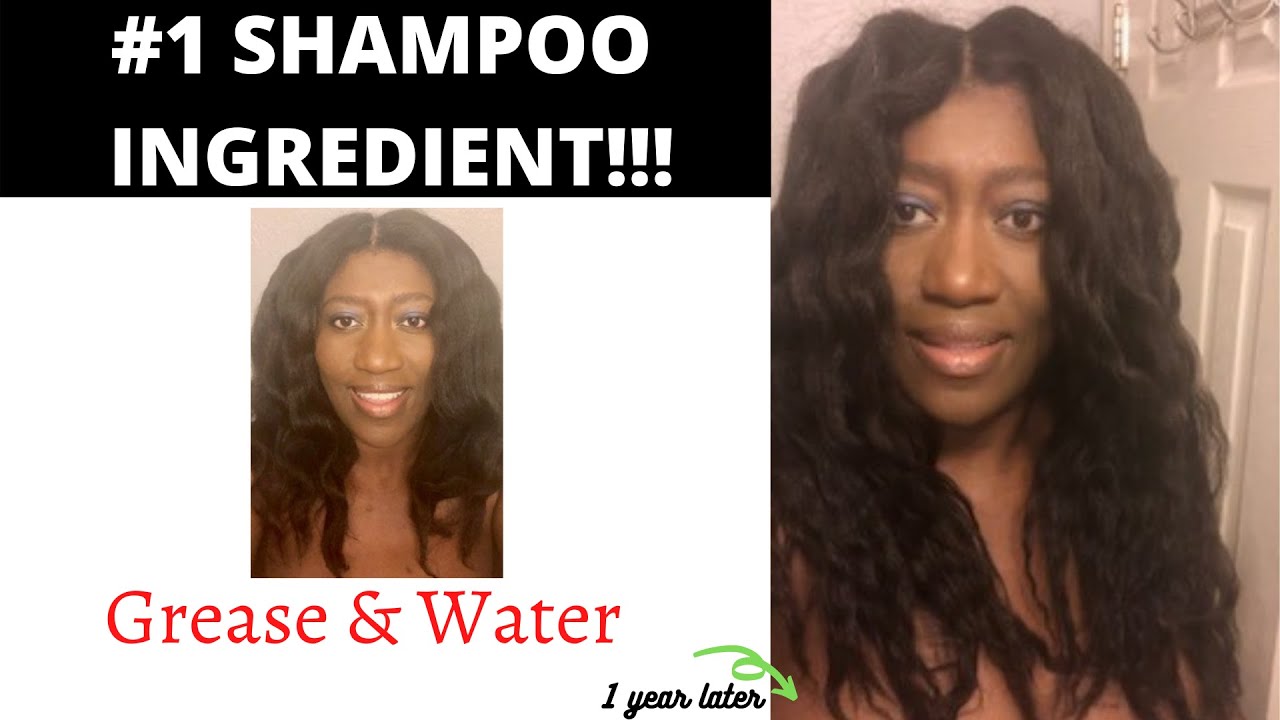 #1 SHAMPOO INGREDIENT!!!  Grow LONG, HEALTHY, BEAUTIFUL Natural Hair - Only Grease & Water!