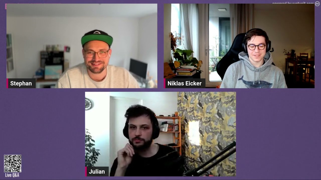 Bevy Meetup#3 - Panel Discussion - Julian, Niklas, Stephan