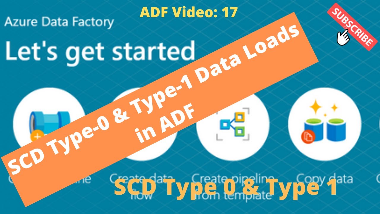 Azure Data Factory | SCD Type 0 & Type 1 Data Loads in ADF | SCD Type 1 in Azure Data Factory
