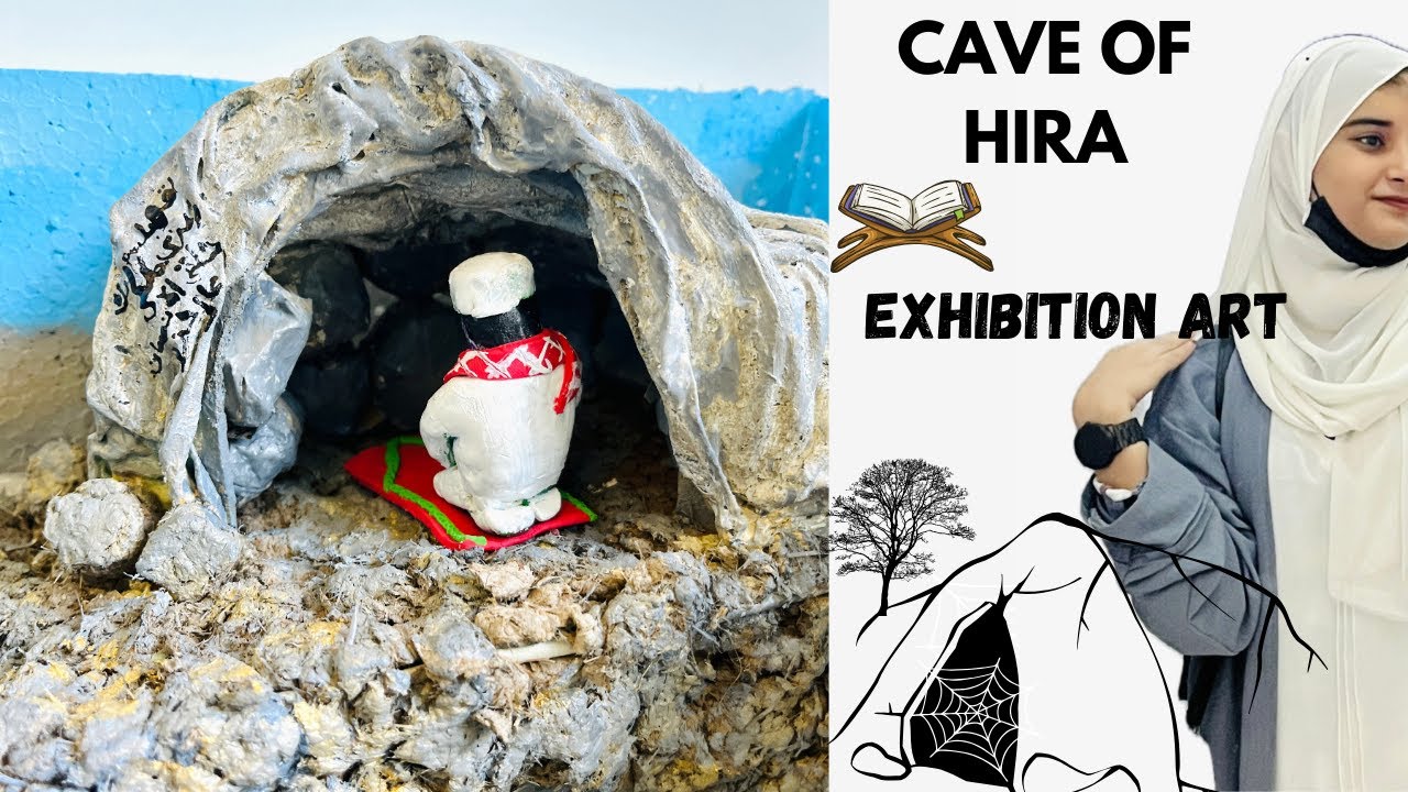 HIRA CAVE | Quran Exhibition | Art Exhibition |How to make caves for school exhibition #artandcraft