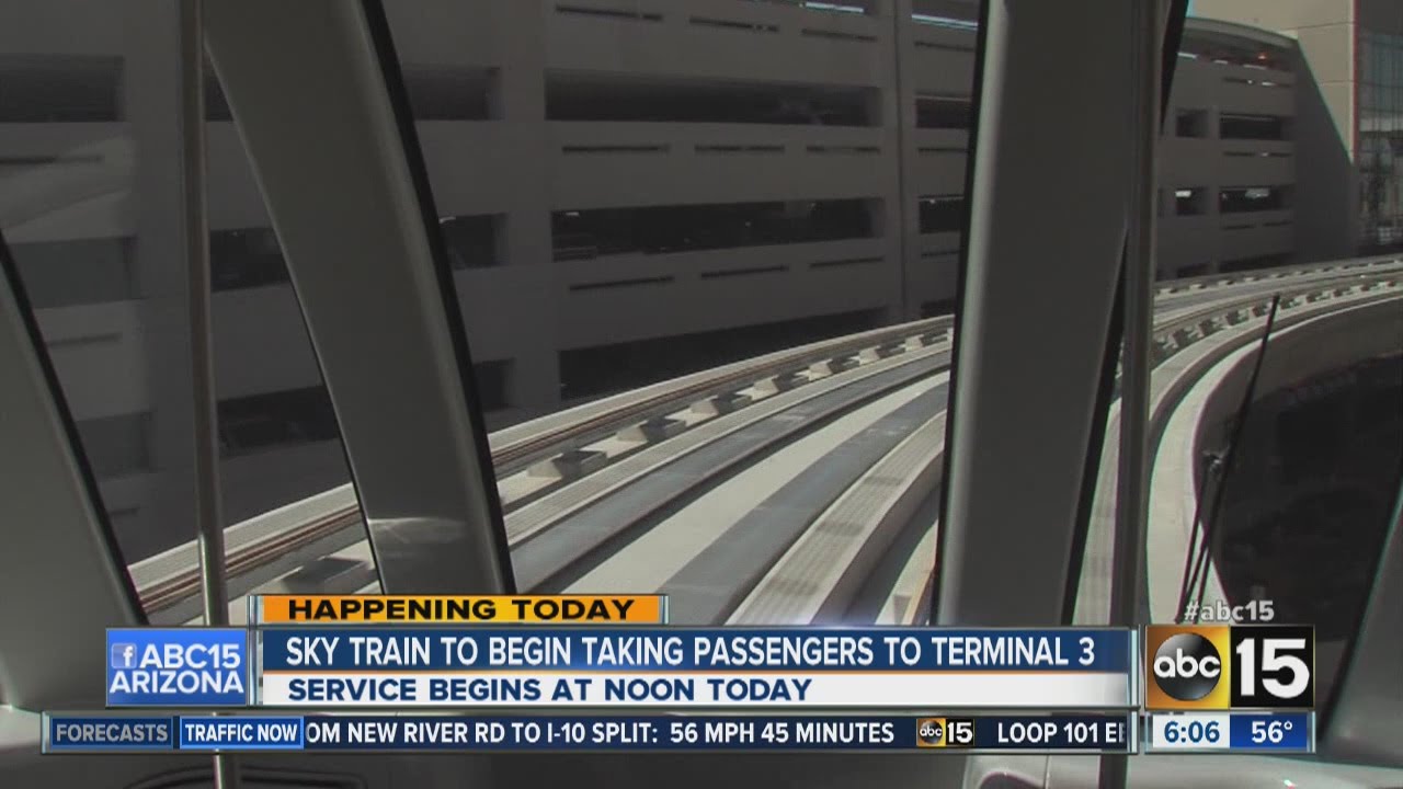 PHX Sky Train to begin service to Terminal 3