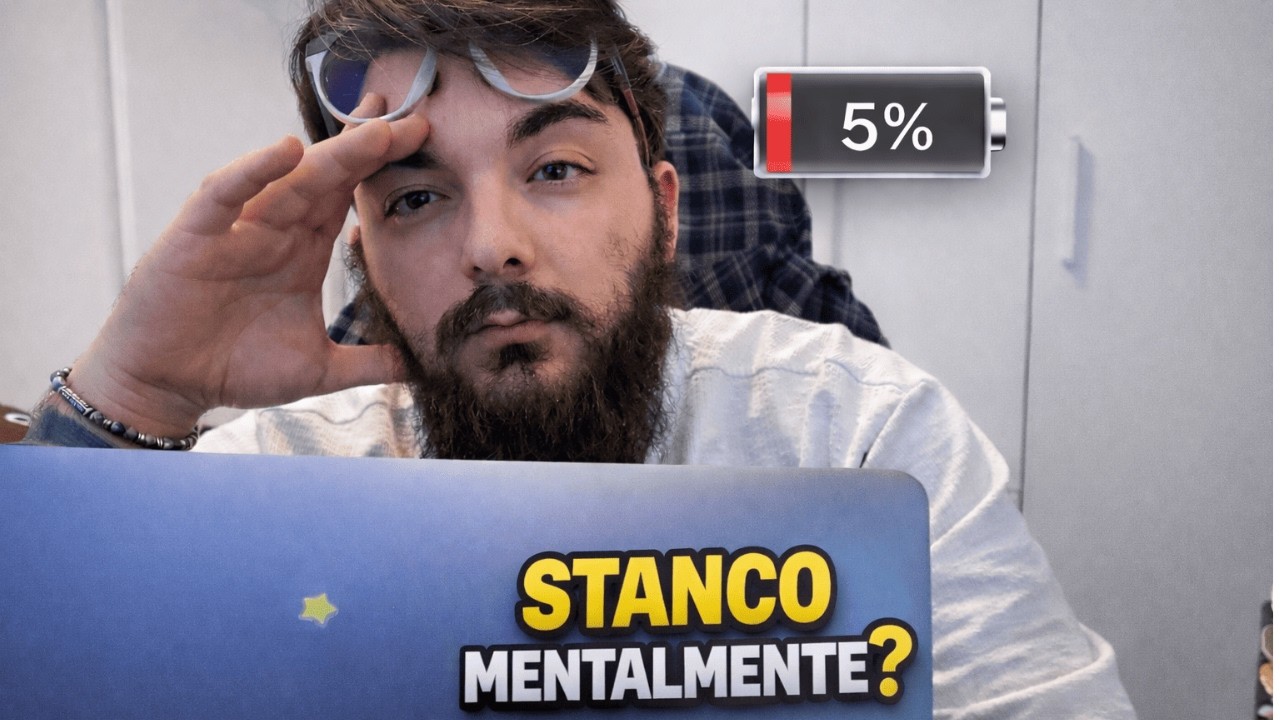 Perché sei sempre stanco mentalmente (anche se non fai niente)