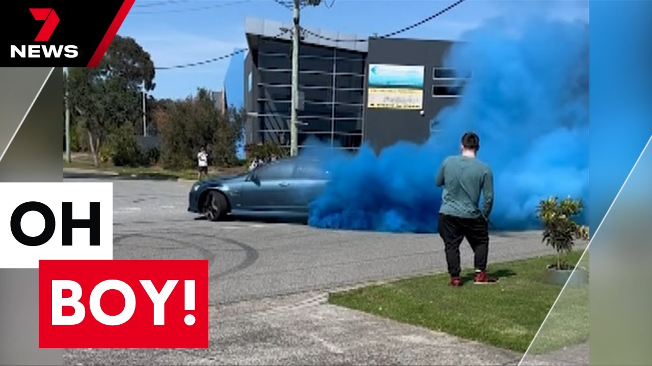 Frankston father-to-be in hot water for wild gender reveal stunt | 7NEWS