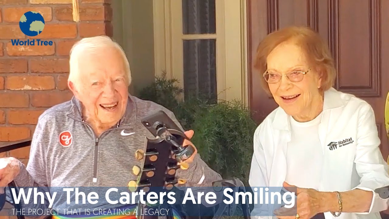 Lockdown reprieve: see what former President Carter and First Lady Rosalynn are smiling about