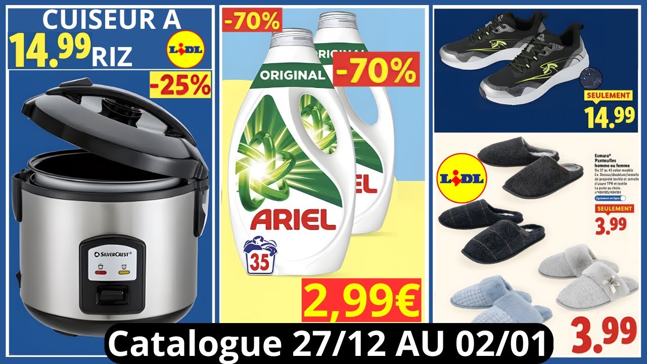 LIDL Catalogue De La Semaine Du 27/12/2025 AU 02/01/2026 LIDL France Arrivage De La Semaine