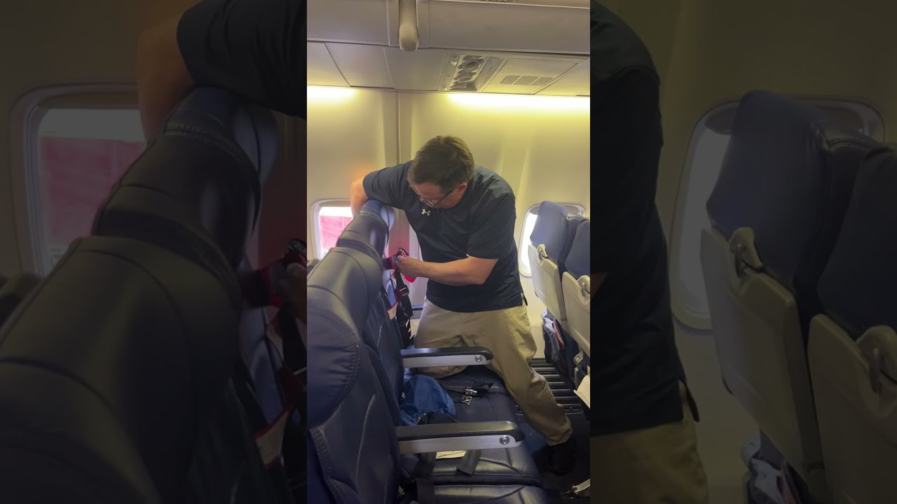 How to install a CARES Harness on an airplane's seat