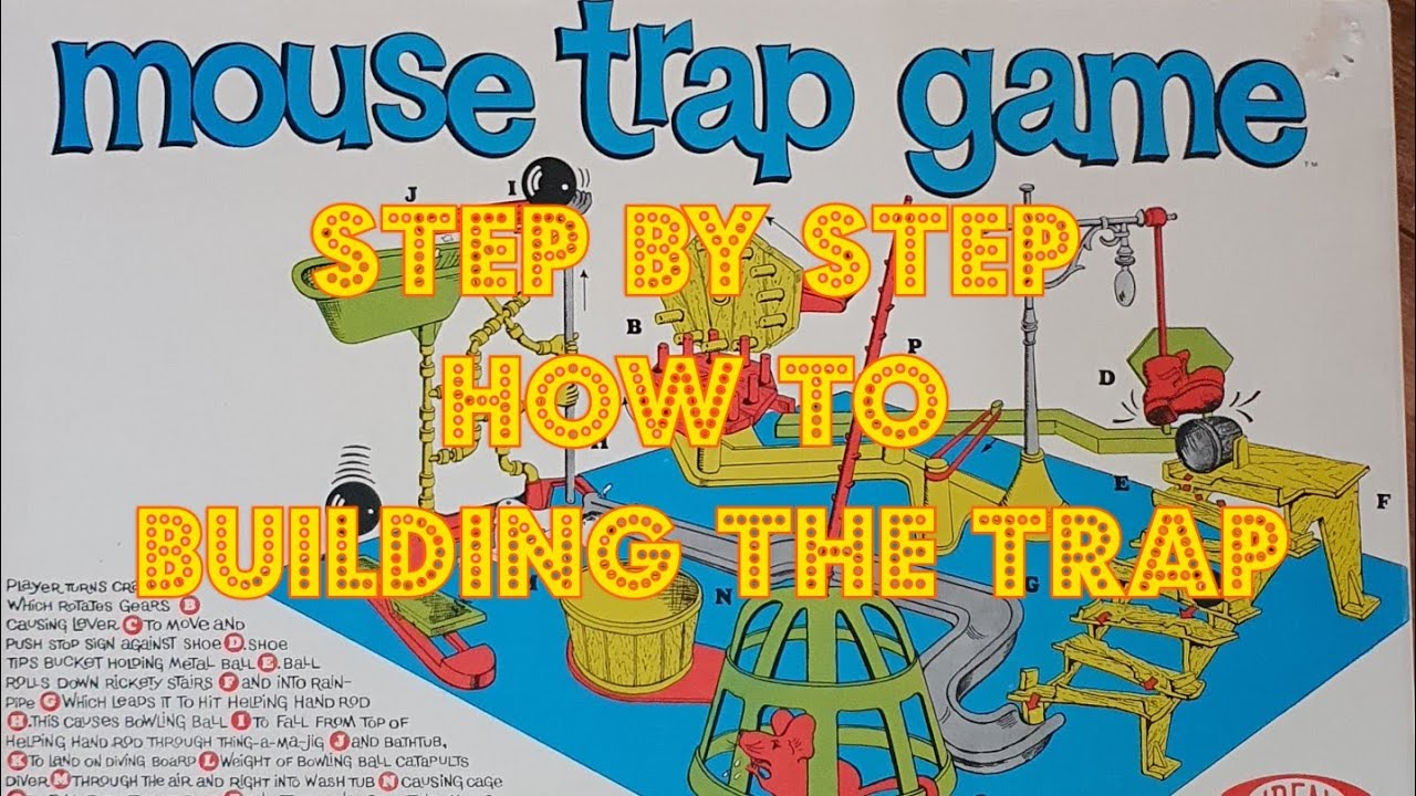 How to build 'Mouse trap'  board game from 1968