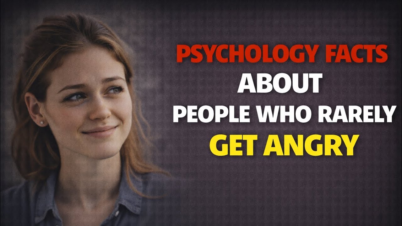 Psychology Facts About People Who Rarely Get Angry |Psychology Facts|