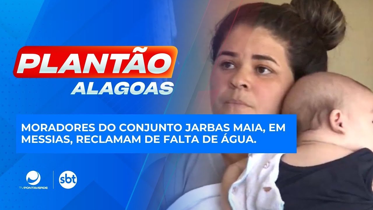 COMUNIDADE AFETADA | Moradores do Conjunto Jarbas Maia, em Messias, reclamam de falta de &aacute;gua.