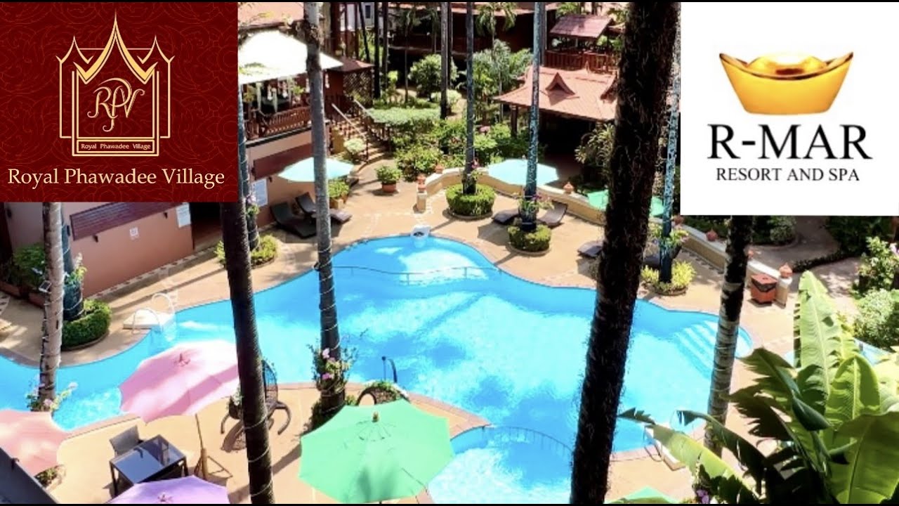 Review of hotels Royal Phawadee Village and R - Mar Resort and Spa Patong Phuket Thailand.